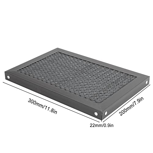 Laser Honeycomb Cutting Table Board, Honeycomb Working Table 300x200x22mm Beehive Working Plate CNC Processed Laser Cutting Bed for Laser Engraving Hyuduo