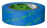 ScotchBlue Sharp Lines Multi-Surface Painter's Tape, 1.41 Inches x 60 Yards, 3 Rolls, Blue, Paint Tape Protects Surfaces and Removes Easily, Scotch