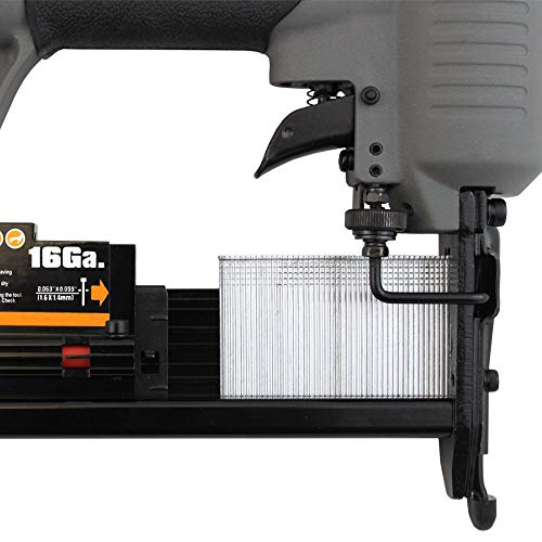 NuMax SL31 Pneumatic 3-in-1 16-Gauge and 18-Gauge 2" Finish Nailer and Stapler Ergonomic and Lightweight Nail Gun with No Mar Tip for Finish Nails, NuMax