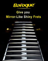 Baroque Fret Erasers for Guitar, Fret Polishing Cleaner, Frets Polish Tools Kit, Clean Fret Wire/String/Metal, Set of 5 (180& 400& 1000& 1500& 2000 JEISSLIA