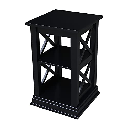 IC International Concepts International Concepts Hampton Accent Shelves Table, Black IC International Concepts