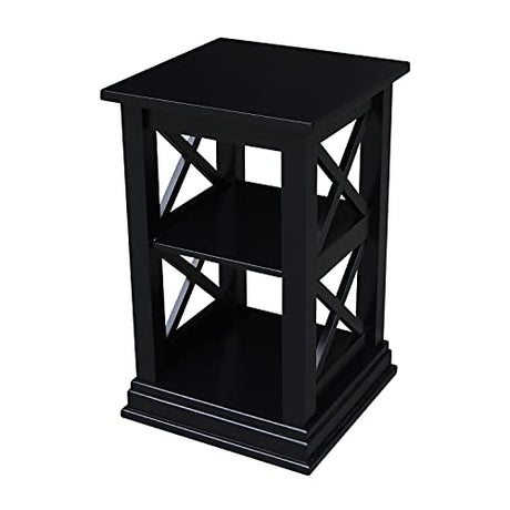 IC International Concepts International Concepts Hampton Accent Shelves Table, Black IC International Concepts