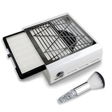 BQAN Nail Dust Collector for Nails Salon, 40w Extractor Vacuum Dust Collector Powerful Nail Fan, with 1pcs Nail dust Brush BQAN