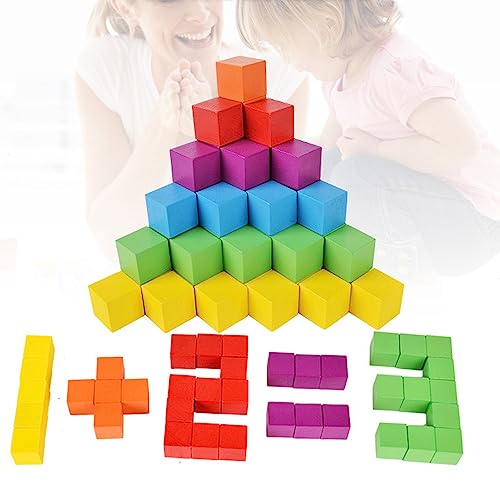 Wood Cubes for Crafts, 2 inch Wooden Blocks, 8 Pcs Natural Wooden Blocks, Unfinished Wood Crafts Wood Square Blocks for Arts and DIY Projects Puzzle - WoodArtSupply