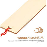 Operitacx 1 6pcs Blank Wooden Bookmark Unfinished Bookmark Unfinished Blank Tags Reading Bookmarks Wood Blank Bookmark Blank Craft Bookmark Red Gifts Operitacx