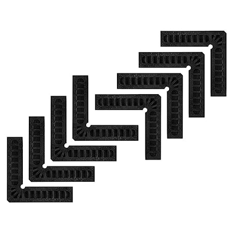 HARFINGTON 8pcs 90 Degree Positioning Squares 4"x4" (100x100mm) Right Angle Corner Clamps Woodworking Tools for Cabinets Picture Frames and Boxes, HARFINGTON
