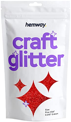 Hemway Craft Glitter 100g / 3.5oz Glitter Flakes for Arts Crafts Tumblers Resin Epoxy Scrapbook Glass Schools Paper Halloween Decorations - Fine - WoodArtSupply