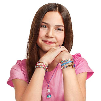 Make it Real - Mega Jewelry Studio - DIY Bead Necklace and Bracelet Making Kit for Tween Girls - Arts and Crafts Kit with Beads and Charms for Unique