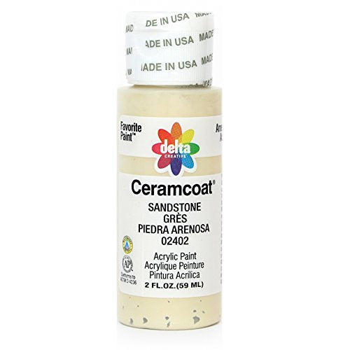 Delta Creative Ceramcoat Acrylic Paint in Assorted Colors (2 oz), 2402, Sandstone - WoodArtSupply