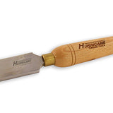 Hurricane Turning Tools, HTT-121, High Speed Steel, 1 1/2" Left Side Curved Scraper for Woodturning Hurricane Turning Tools