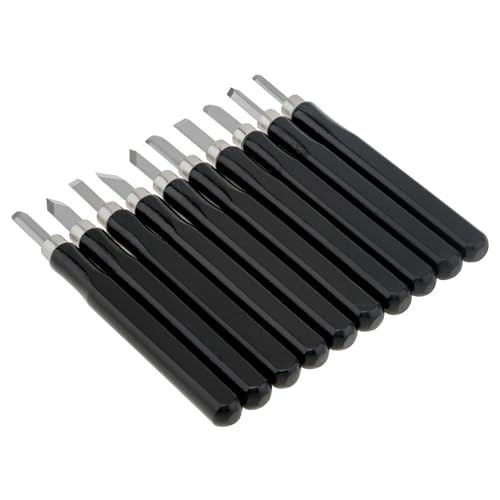 Omninmo Wood Carving Knife Set - 10 PCS Hand Carving Tool Set Whittling Knife Art Craft Caving Tool Kit for DIY Sculpture Omninmo