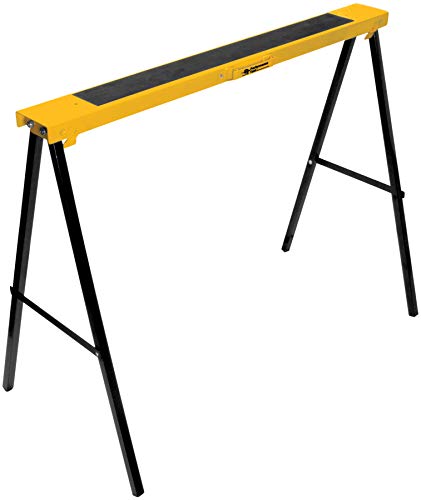 Performance Tool W54035 Folding Metal Sawhorse (250 lb capacity) - WoodArtSupply