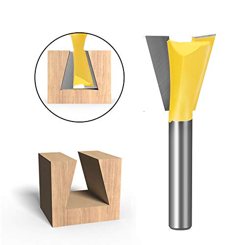Meihejia 1/4 Inch Shank Dovetail Router Bit Set - 6 Sizes meihejia