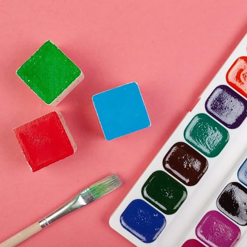 Unfinished Wooden Blocks 1cm, Pack of 500 Small Wood Cubes for Crafts and DIY Home Decor WURONXIN