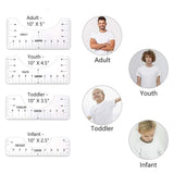 Tshirt Ruler Teflon Sheets Heat Tape,3 Teflon Sheets for Heat Press 16x20",Tshirt Ruler Guide for Vinyl Alignment ILOAFIT