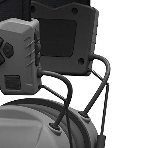 Walker's XCEL 500BT Electronic Active Shooting Hearing Protection & Enhancement Earmuffs w/ 4 Listening Modes & Bluetooth Connectivity, Gray (2 Pack) Walker's