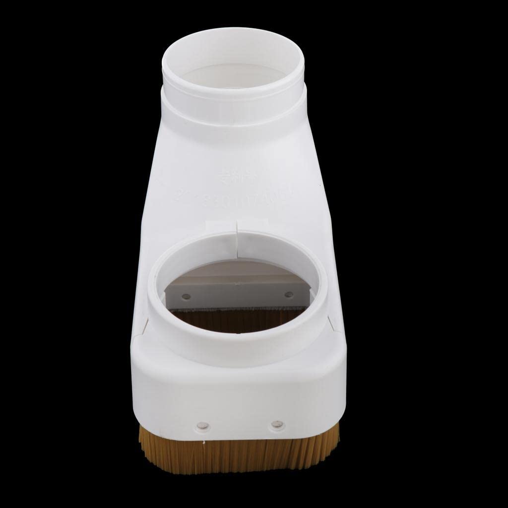 Almencla White Beige Spindle Dust Shoe Boot Cover Cleaner for CNC Routers Engraving Milling Machine Accessories, for 70mm Spindle Almencla