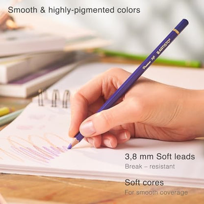 Artisto Premium Colored Pencils, Quality 3.8mm Soft Core Leads, Rich & Vibrant Colors, Blendable, Perfect for Beginner & Advanced Artists (72 colors)