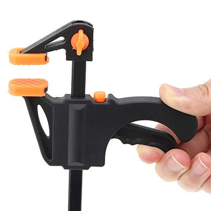 【The Best Deal】OriGlam F-Clamp Heavy Duty Clamp Set, 4 inch Quick Grip Woodworking Bar Clamp Clip Wood Carpenter Tool