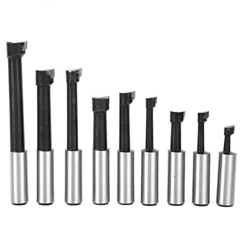 BT30-F1-12-9PCS Boring Cutter Set High Accuracy CNC Milling Tool Kits Head Shank Carbide Boring 40 Carbon Steel for Milling Machines