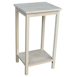 International Concepts Portman Accent Table, Unfinished IC International Concepts