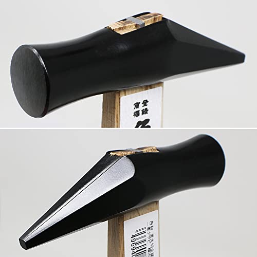 KAKURI Japanese Carpenter Hammer SAKIKIRI Nail Punch 6.5 oz, Professional Woodworking Nail Setter Hammer Tool, Heavy Duty Japanese Carbon Steel, KAKURI