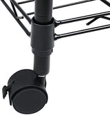 YSSOA Heavy Duty 5-Shelf Shelving Unit, 29.92" D x 13.98" W x 62.99" H, 5 Tier, Black, 1 Pack YSSOA