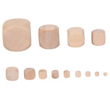 VILLCASE 12 Pcs Wood Blank Dice Unfinished Blocks DIY Wood Kids Block Toys Wood Block Blank Cubes Unfinished Wood Cubes Kids Toys Building Blocks for VILLCASE
