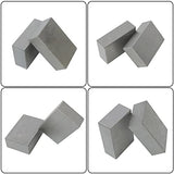 findmall 1 x 2 x 3 Inch Blocks Matched Pair No Holes Hardened Steel Accuracy Ground Machinist 123 Blocks Set Up Blocks Fit for Accuracy Grinding findmall