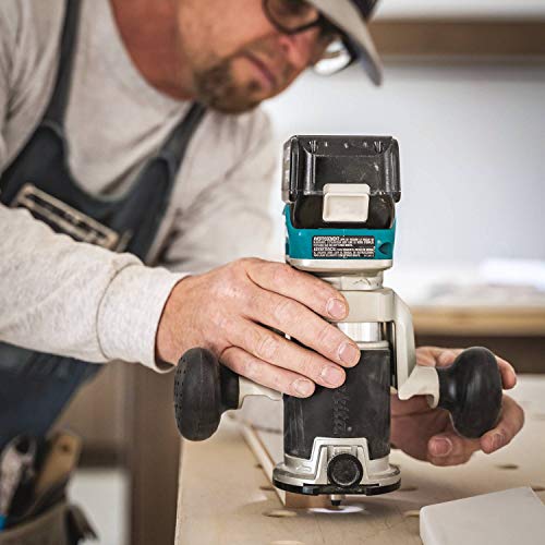 Makita XTR01T7 18V LXT Lithium-Ion Brushless Cordless Compact Router Kit - WoodArtSupply