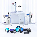 OMTech F Theta Lens for Fiber Laser Engravers, 150x150mm Replacement Optical Scanning Lens for 1064nm Fiber Cutter Marking Engraving Machines, Laser OMTech