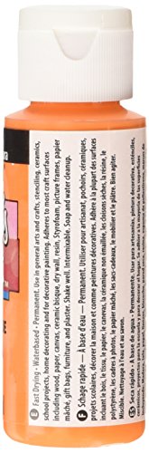 DecoArt Acrylic Paint, 2 Fl Oz (Pack of 1), Pure Pumpkin DecoArt
