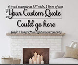 Custom Wood Word Signs, Phrase & Custom Quotes for wall decor, Do it yourself projects Kobasic Creations