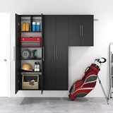 HangUps Upper Storage Cabinet, 24", Black Prepac
