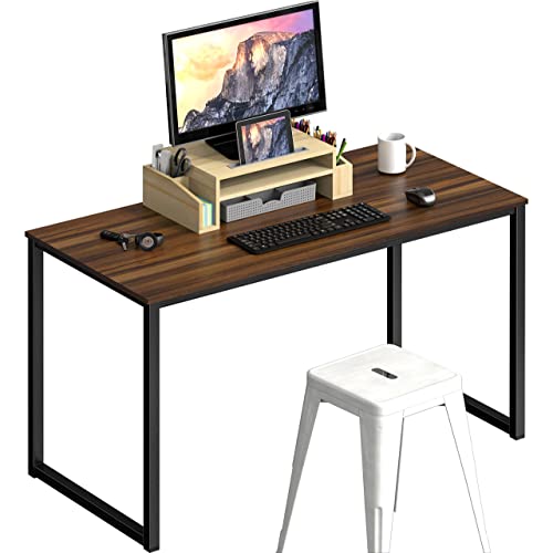 SHW Home Office 40-Inch Computer Desk, Walnut – WoodArtSupply