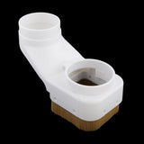 Almencla White Beige Spindle Dust Shoe Boot Cover Cleaner for CNC Routers Engraving Milling Machine Accessories, for 70mm Spindle Almencla