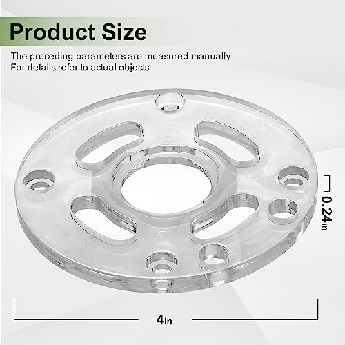 DNP613 Router Sub Base for DE-WALT 20V Compact Routers, Replace DNP613, Fits Model DCW600B, DWP611, DWP611PK More, Round - WoodArtSupply