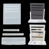 FineInno Resin Molds Earrings Organizer Jewelry Display Stand Silicone Molds Epoxy Molds Makeup Jewelry Display Tray Molds for DIY Casting Crafts FineInno