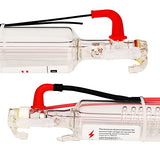 LD-Teemm CO2 Laser Tube, 40W CO2 Laser Tube with Coating 40 watt Length 700mm Dia. 50mm, Wire Pre-Connected for CO2 Laser Cutter Laser Engraving LD-Teemm