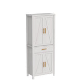 Kings Brand Furniture - 72" Freestanding Kitchen Pantry Storage Cabinet Cupboard with Doors Adjustable Shelves & Drawer, White Kings Brand Furniture