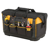 STANLEY FATMAX Open Mouth Rigid Tool Bag with Storage Compartment, Multi-Pockets Storage Organiser, 20 Inch, FMST1-71180 Stanley