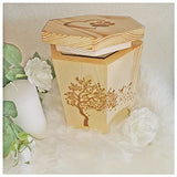 Stencils for Painting on Wood 12" Welcome Stencils for Crafts Drawing Tree of Life Reusable Plastic Art Templates for Adults Wood Burning Paint Home Pkqon