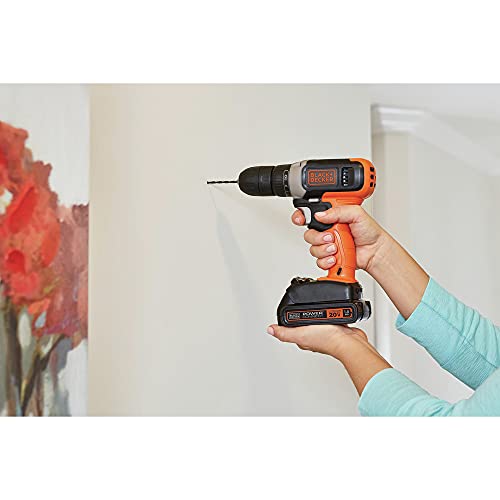 BLACK+DECKER 20V MAX* Cordless Drill, Cordless (BCD702C1) - WoodArtSupply