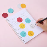 Mr. Pen- Transparent Sticky Notes, 200 Pcs, Candy Colors, Round Translucent Sticky Notes, Sticky Note Tabs, See Through Sticky Notes Transparent, Mr. Pen