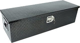 PRFFWK Truck Bed Tool Box Trailer Storage Tool Box Black Aluminum Heavy Duty Pick Up Truck Bed RV Toolbox Diamond Plate with Lock & Keys PRFFWK