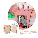BESPORTBLE 2pcs Blank Wooden Picture Frame Wooden Photo Frame Wood Photo Frame Unfinished Picture Frame Wooden DIY Photo Frame DIY Picture Frame BESPORTBLE