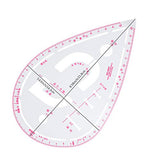 NEWMAY 6 Stlye Sew French Curve Ruler Metric Shaped Plastic Sewing Tools Measure Ruler for Sewing Pattern Making Design DIY Dress Clothing, Bendable NEWMAY