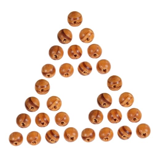 Operitacx 100pcs Coffee Colored Beads Wood Jewelry Charms Wood Bead Charms Wood Pendant Charms Bracelet Craft Beads Kids Charm Bracelet Bead Jewelry Operitacx