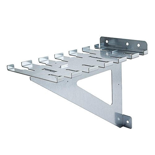 Rockler HD Pipe Clamp Rack – Rack Helps to Store Heavy Duty Clamps – 12 Gauge Galvanized Steel Pipe Clamps – Store Full Rack of Clamps up to 60” Long
