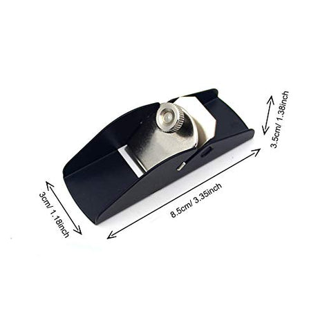 Mini Trimming Planer, Hand Planer, DIY Model Making Tool Woodworking Pocket Plane Hand Adjustable for Woodworking/Trimming/Wood Planing, Surface Kakalote